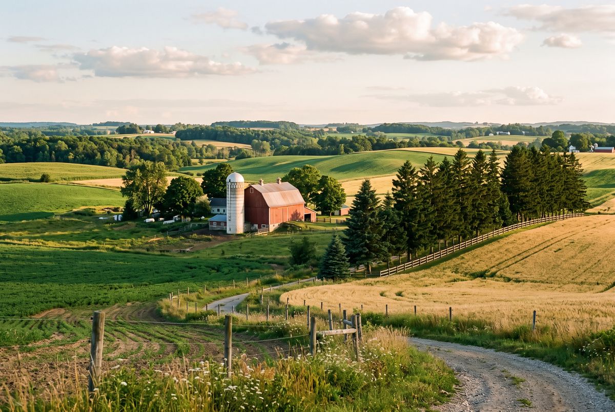 Waterloo Region farmland and countryside